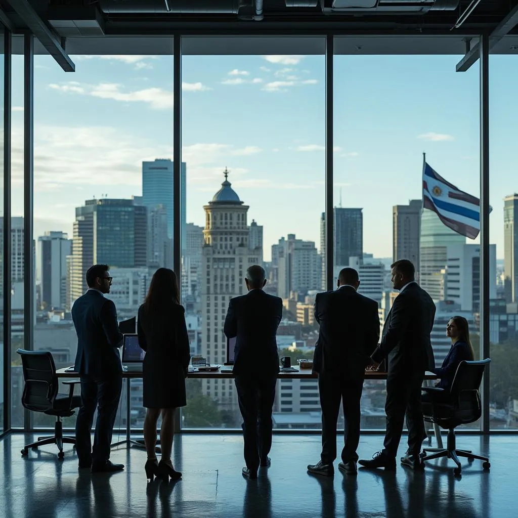Equipo de ArgConsult en oficina central de Buenos Aires